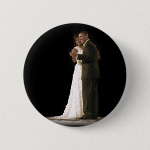Love is in the Air, The First Couple Dancing 2 Inch Round Button