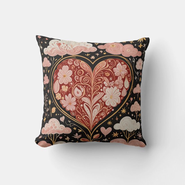 Love is in the Air Throw Pillow (Front)