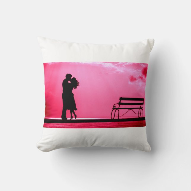 "Love is in the air" throw pillow. Throw Pillow (Front)