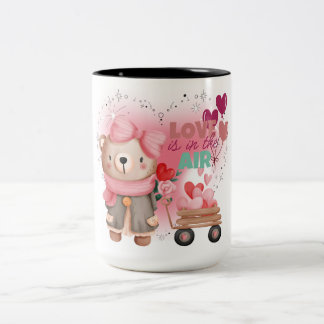 Love is in the Air Two-Tone Coffee Mug