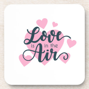Love is in the Air Valentine's Day Coaster