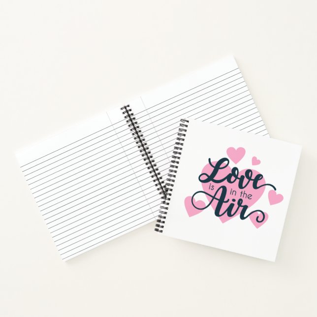 Love is in the Air Valentine's Day | Notebook (Inside)