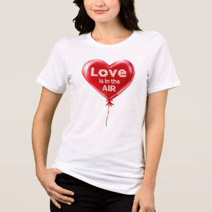 Love is in the air valentine's day Tri-Blend shirt