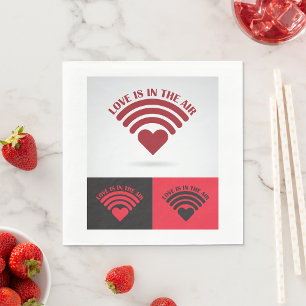 Love Is In The Air Wireless Napkin
