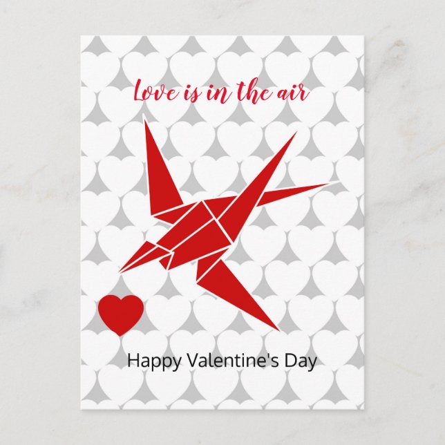 Love is in ther air postcard (Front)