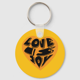 Love is Joy Keychain