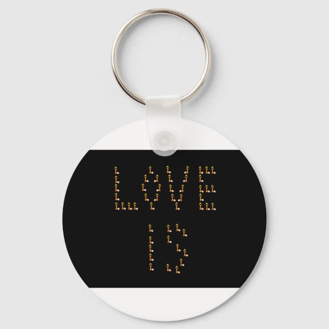 Love Is Keychain (Front)
