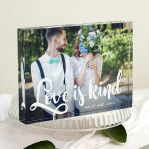 Love is Kind Photo and Name Block