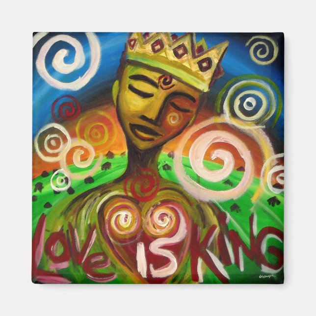 Love Is King Magnet (Front)