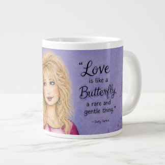 Love is like a Butterfly Large Coffee Mug
