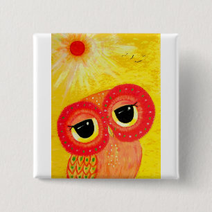 Love Is LIke The Sun 2 Inch Square Button
