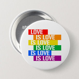 Love is Love 3 Inch Round Button