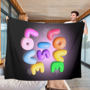 Love Is Love 3D Rainbow Pride Fleece Blanket