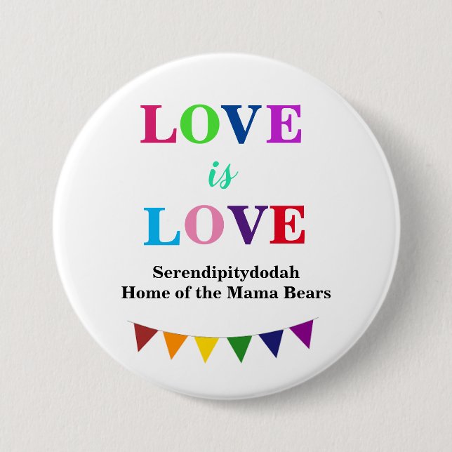 Love is Love Button (Front)