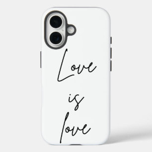 Love is love iPhone 16 case