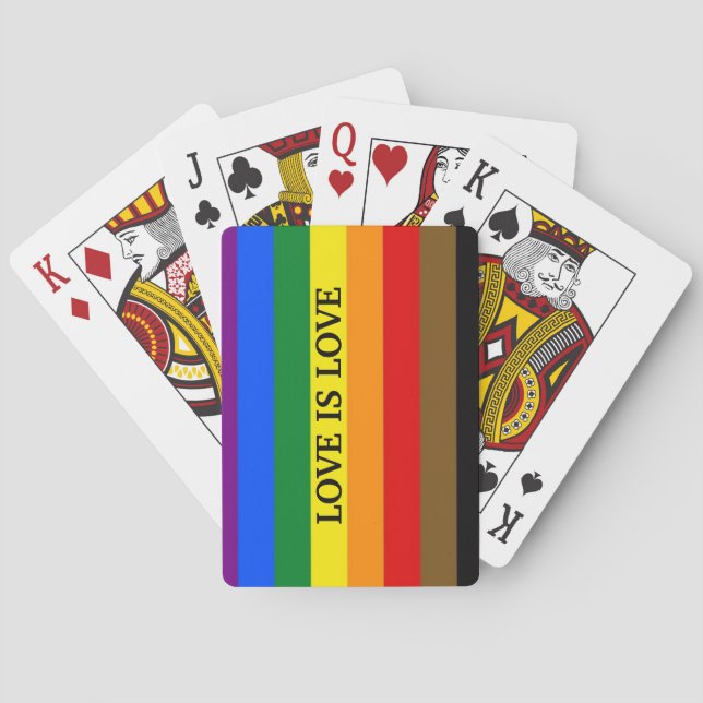 Love is Love Classic Playing Cards (Back)