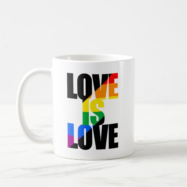 Love is Love Coffee Mug (Left)