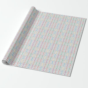 LOVE is LOVE equality quote in rainbow colours Wrapping Paper