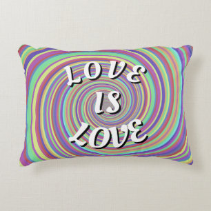 Love Is Love Fierté Coussin Accent