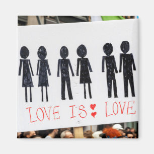 Love is Love Fridge Magnet
