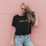 Love Is Love Gay Pride LGBTQ Rainbow Hearts T-Shirt<br><div class="desc">Show your pride or support with this stylish simple yet powerful Love Is Love Gay Pride LGBTQ Rainbow Hearts t shirt. The Pride tee is perfect for Pride events, parades and any other occasion where you want to show support for the LGBT community. Great for couples or friends with a...</div>