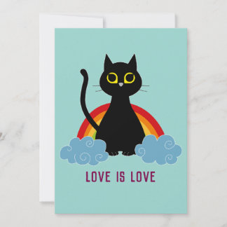 LOVE IS LOVE greeting card
