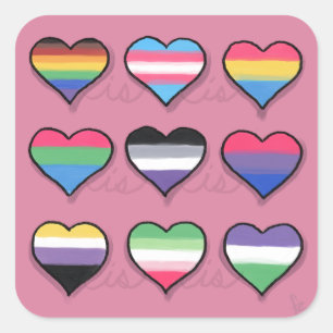 Love is Love is Love - Sticker