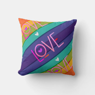 Love is love is love  throw pillow