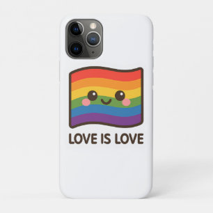 Love is Love – Kawaii Rainbow Design iPhone 11 Pro Case
