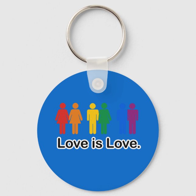 Love is Love. Keychain (Front)