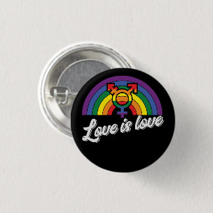 Love Is Love   LGBTQ   Love Wins   Pride 1 Inch Round Button