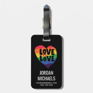 Love is Love Luggage Tag