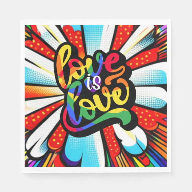 Love is Love Napkin (Front)