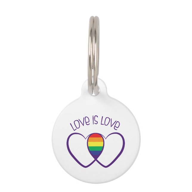 Love Is Love Pet Tag (Front)