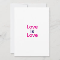 Love is love pink purple colourful pride LGBTQ gay