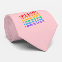 Love is Love pink rainbow LGBT pride