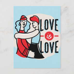 Love is Love Postcard
