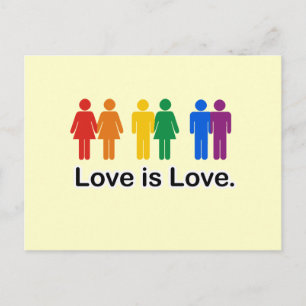 Love is Love Postcard