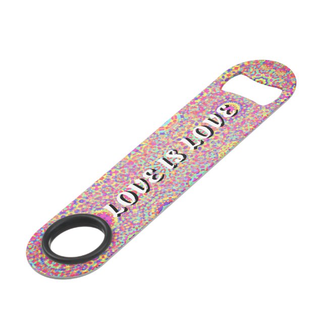 Love Is Love Pride  Bar Key (Front Angled)