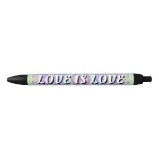 Love Is Love Pride Black Ink Pen