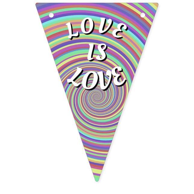 Love Is Love Pride Bunting Flags (First Flag)