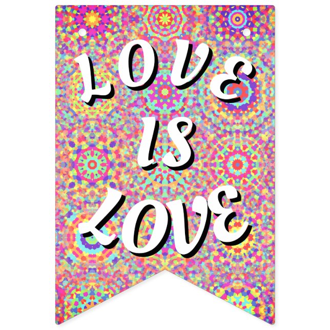 Love Is Love Pride Bunting Flags (First Flag)
