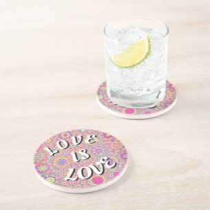 Love Is Love Pride Coaster