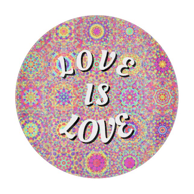 Love Is Love Pride Cutting Board (Front)