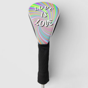 Love Is Love Pride Golf Head Cover
