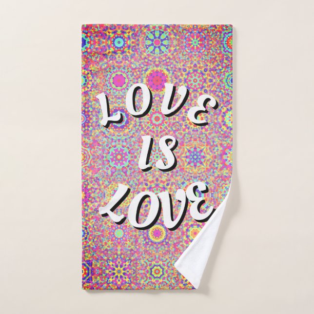 Love Is Love Pride Hand Towel (Hand Towel)