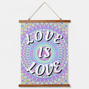 Love Is Love Pride  Hanging Tapestry
