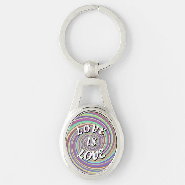 Love Is Love Pride Keychain (Front)