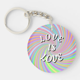 Love Is Love Pride Keychain
