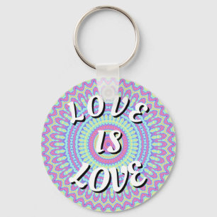 Love Is Love Pride Keychain